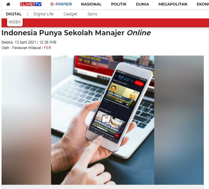 BERITASATU:Indonesia Punya Sekolah Manajer Online